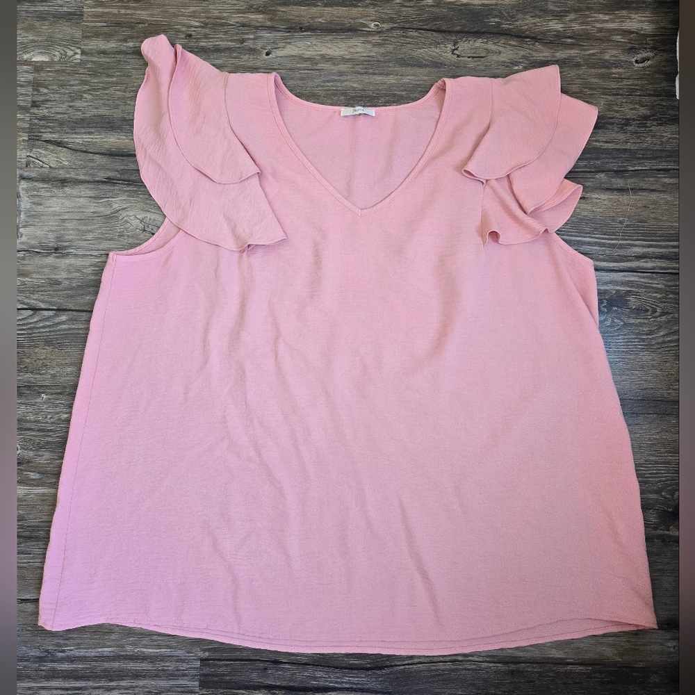 Ruffle Sleeve Top